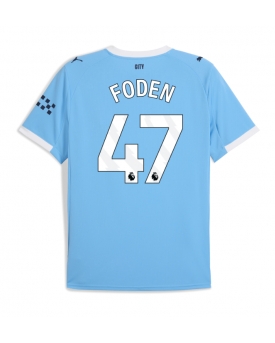 Manchester City Phil Foden #47 Maglia Gara Casa Repliche 2025-26 Maniche Corte